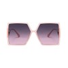 Auxbar Big Square Sunglasses for Women Fashion Oversized Plastic Frame