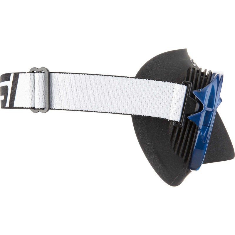 Cressi Fiji Unisex Adult Snorkel Mask, Black/Blue, One Size