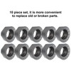 10Pcs Turning Insert Carbide Round Blade Lathe Cutter Milling CNC