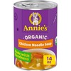 Annie’s Organic Chicken Noodle Canned Soup, Ready To Serve, 14