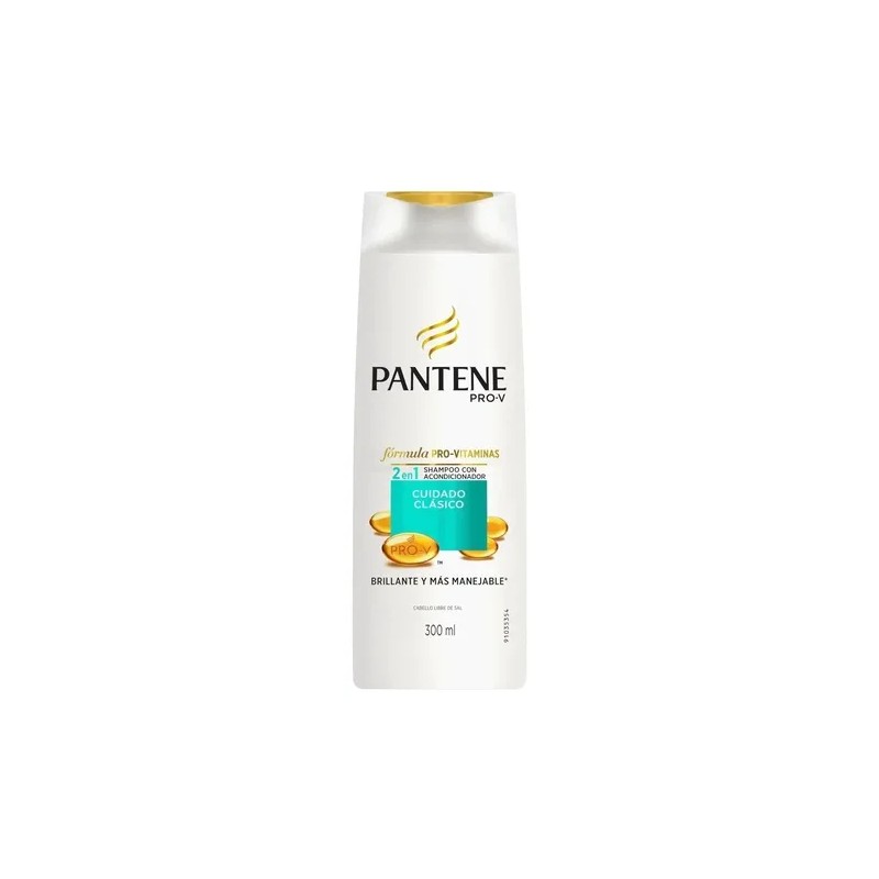 Shampoo Pantene Cuidado Clasico 2 En 1 300ml