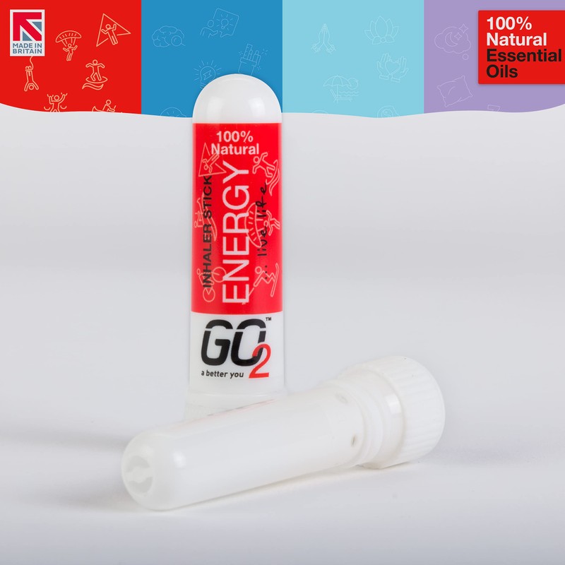 GO2 Inhaler Energy Stick — Essential Oils for Convenient On-The-Go