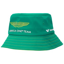 Aston Martin F1 2025 - Sombrero de cubeta verde - Talla única, Verde, Talla única