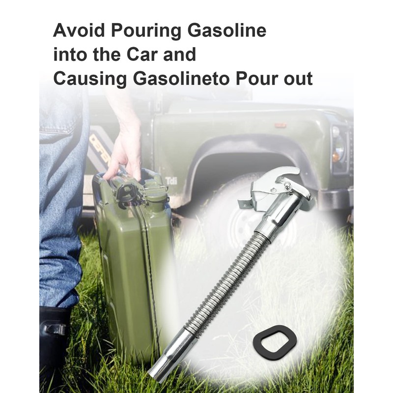 Jerry#Can Spout, Long-Nose Flexible Jerry#Can Nozzle Fits for Wavian or