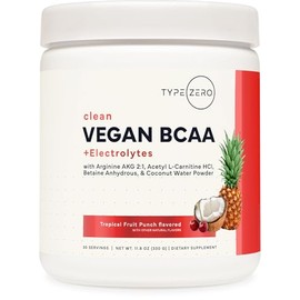 Type Zero- Polvo BCAA Vegano Ultra Limpio  Electrolitos (Punzón Hawaiano  6G) 211 Sin AzúcarSin Sucralosa B                                           