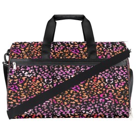 Animal Skin Abstract Sport Gym Duffle Travel Bag for Men Women Gym Bag Lightweight Duffel with Shoe Compartment