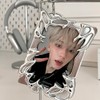 Metallic Trading Card Case Card Case Trading Card Holder Silver