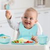 Velvet Lullaby Baby Feeding Set - Silicone Bib, Suction Plate,