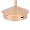Rechargeable LED Table Lamp 2000mAh Cordless Battery Operated Metal Bedside