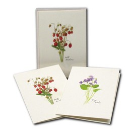 Earth Sky + Water - Wildflower Assortment III Notecard Set - 8 Blank Cards with Envelopes (4 each of 2 styles)