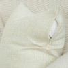 Madizz Set of 2 Faux Linen Cushion Covers, Soft Decorative
