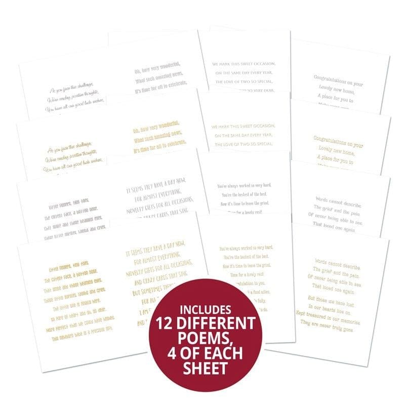 Hunkydory Crafts Perfect Poetry Foiled Paper Pad - Moments