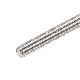 sourcing map Fully Threaded Rod M5 x 150 mm Stainless Steel Right Thread Pack of 2