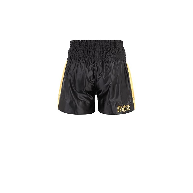 Benlee Men Boxing Shorts Thai Goldy, Size:M, Color:black/gold