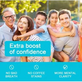 Unbranded Get Energy & Focus Chewable Peppermint Flavor GUM Dietary Supplement 90 pcs GUM