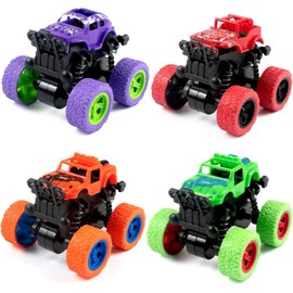 iFunLong Monster Truck Toy Set for Kids 3+ Years Old, 4 Packs