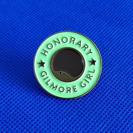 Honorary Gilmore Girl Coffee Enamel Lapel Pin Metal Badge Brooch For Backpacks