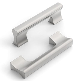 KNOKLOCK 10 Pack 3 Inch(76mm) Kitchen Cabinet Handles Brushed Satin Nickel Cabinet Pulls Kitchen Cabinet Hardware Drawer Pulls for Cupboard Wardrobe