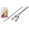 Home Theater HT 90-150 Cinchkabel (3,5mm Stereo-Stecker auf 2x Cinch-Stecker)
