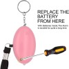 Kosin Personal Alarm 140Db Loud Safety Keychain With Led Light