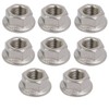 Sourcingmap 8pcs M12 x 1.25mm Pitch Metric Fine Thread 304