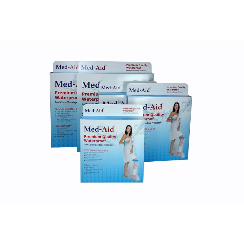 Med-Aid Premium Quality 100% Waterproof Cast Cover/Bandage Protector - Short