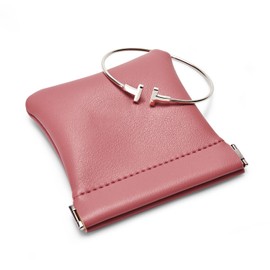 Oirlv Jewellery Pouches Jewellery Organizer Bag Travel Jewellery Bag case for Multiple Necklaces, Rings, Bracelets (Light Red) …