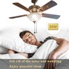 KALIONE Ceiling Fan Blade Balancing Kit Including Fan Balancing Clips