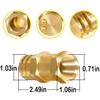 Boomless Spray Nozzle 1/2" FPT #10 Orifices (90° & 180°
