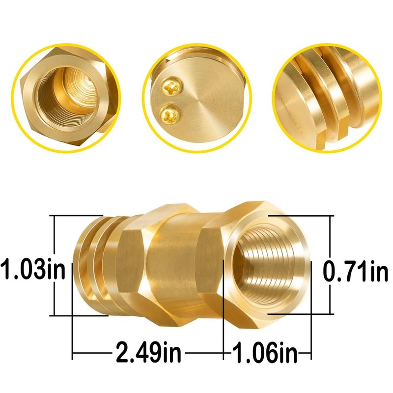 Boomless Spray Nozzle 1/2" FPT #10 Orifices (90° & 180°