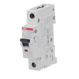 ABB, ST201M-D15, Miniature Circuit Breaker D-Char., 10kA, 15A, 1P