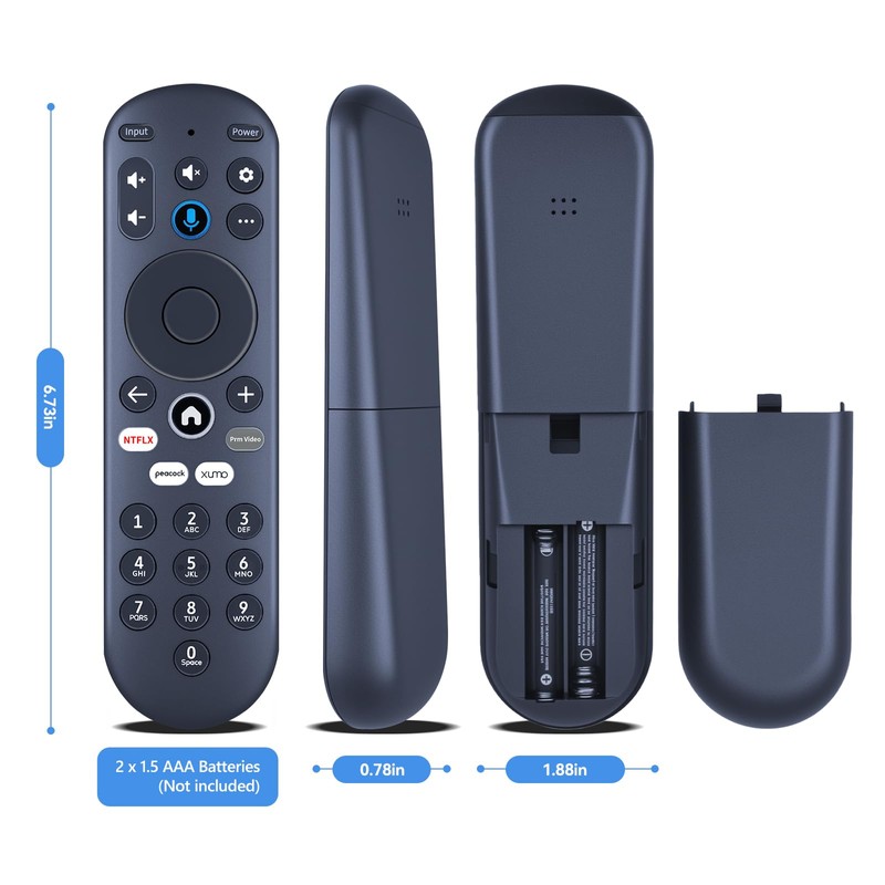 PZL Replacement Voice Remote Control ONLY fit for Element Xumo