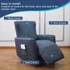 NILUOH Stretch Recliner Cover 4 Pieces Printed Lazy Boy Chair