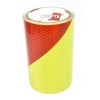 Orafol V98 77675-610 6" x 10' RH Red & Fluorescent Lime Chevron Safety Tape -USA