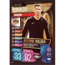 MATCH ATTAX EXTRA 2019/20 CRISTIANO RONALDO JUVENTUS ALL TIME RECORD HOLDER CARD