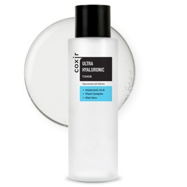 COXIR [Coxir] Tónico ultra hialurónico, (150 ml) – El tóner refrescante de ácido hialurónico ligero altamente concentrado es bueno para una hidratación intensa para la piel seca y deshidratada