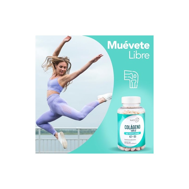 Colágeno UC-II® de LONZA Tipo 2 con Vitaminas D3 y