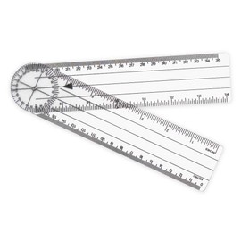 Rehabilitation Advantage Plastic Spinal Goniometer 360 Degree ISOM