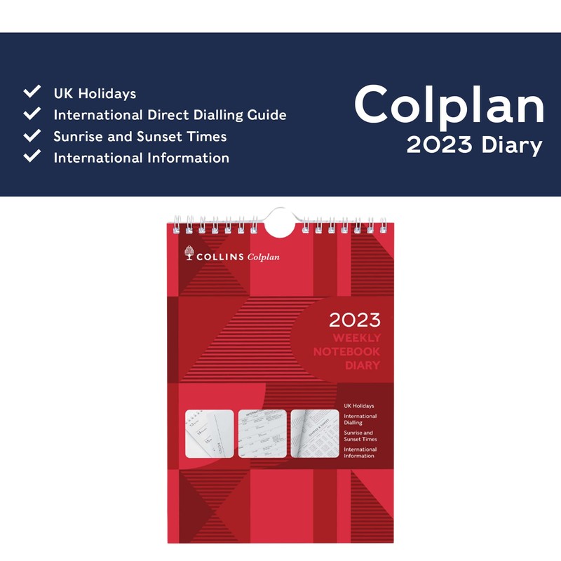 Collins Colplan Weekly Notebook 2023 Diary - (60-23) - Complete