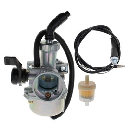 AUTOKAY Carburetor With Throttle Cable for Honda CRF70 XR70 CRF70F XR70R Carb 1998-2003