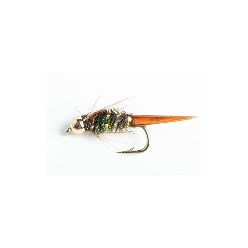 Blue Wing Olive Bead Head Prince Nymph Fly - 6