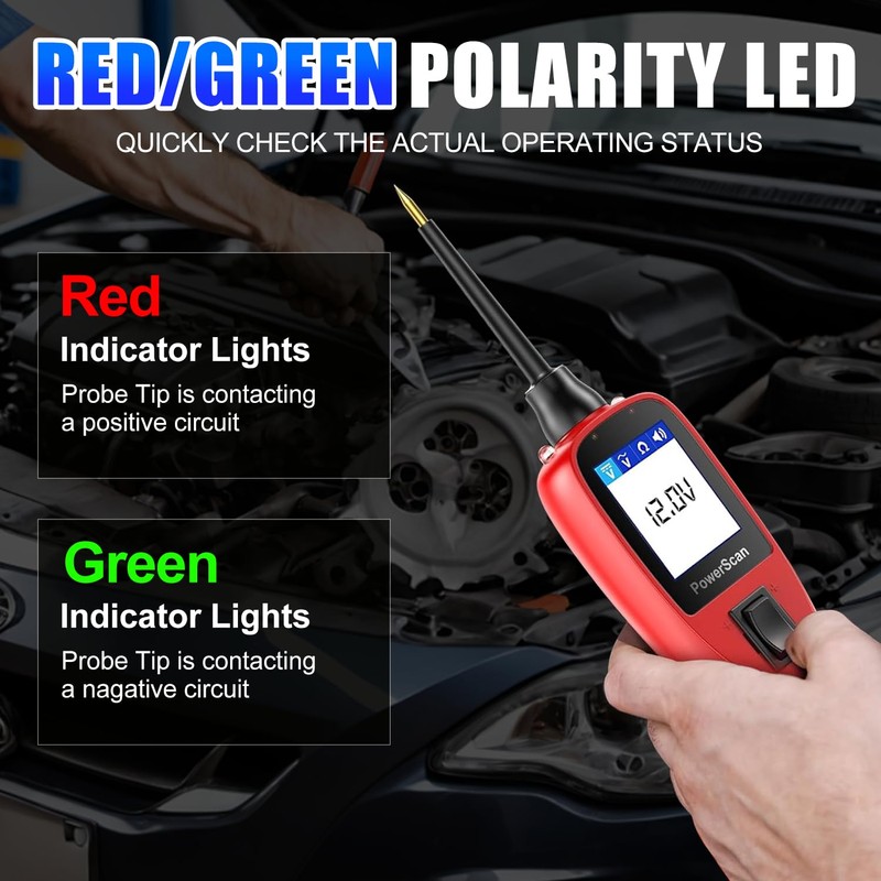 Autel PowerScan PS100 Automotive Relay Tester Circuit Probe Tool 12V