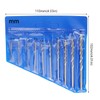 MEETOOT 10-Piece Diamond Drill Bit Set Heavy Duty Micro Drill