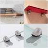 Adjustable Glass Shelf Bracket, 4 Pieces Glass Shelf Bracket, Adjustable