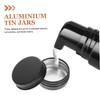 FOMIYES 2sets Box 15ml Mini Jars Small Aluminium Box for