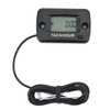 Digital Tach Hour Gauge LCD Display IP68 Waterproof 0‑999999H 0‑30000RPM