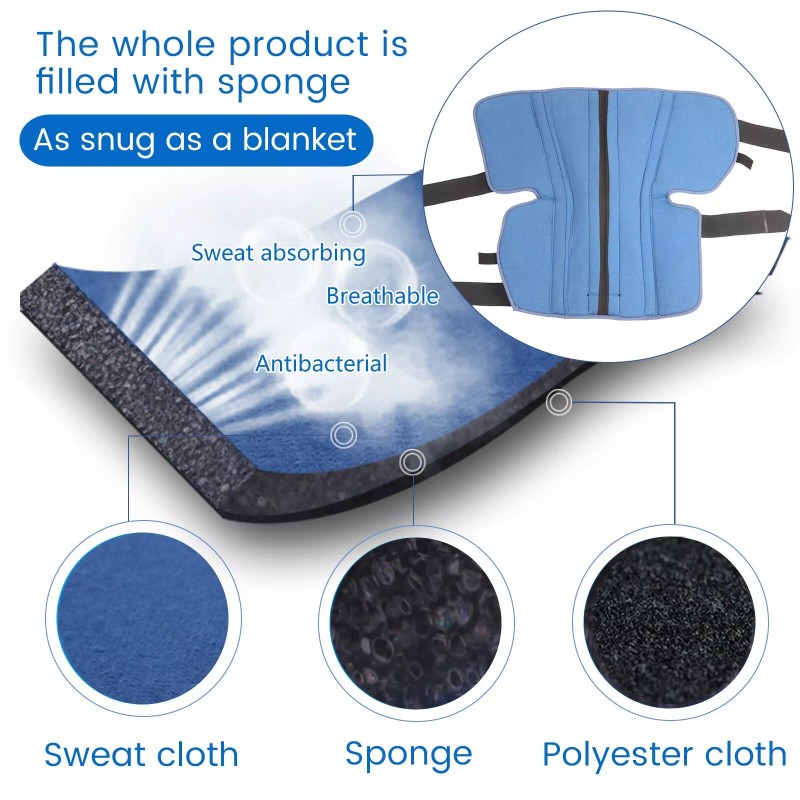 VELPEAU Medical Single-panel Knee & Leg Immobilizer, Knee Splint, Knee