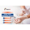 1ABOVE 100 Clear Vinyl Disposable Gloves | Latex | Powder