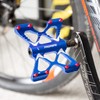 PLATTBK Bike Pedals 9/16" Aluminum Alloy 3 Bearing Non-Slip Lightweight