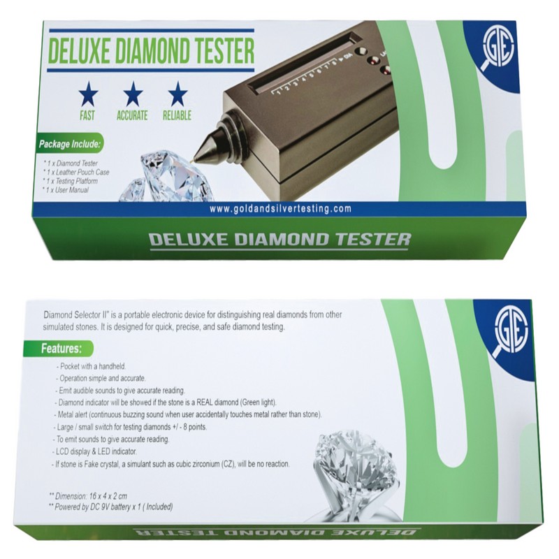 GTE Diamond Analyzer Diamond Tester Selector Gemstone Testing Kit Digital